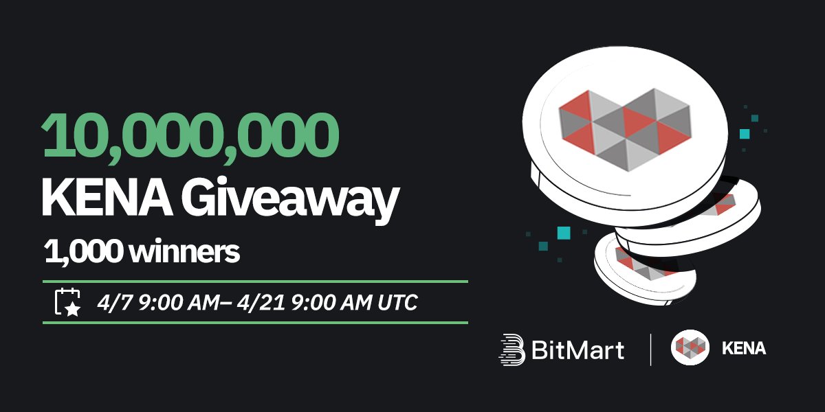 🌟 #BitMart X #KENA #Airdrop 🌟

1⃣Follow <a href="/BitMartExchange/">BitMart</a> &amp; <a href="/BitMartResearch/">BitMart Research｜$BMX HODLer</a> &amp; <a href="/kena_ai/">Kena AI</a>
2⃣Join t.me/BitMartExchange &amp; discord.st/kena-crypto-co… &amp; t.me/kena_ai
3⃣RT &amp; Tag 3 frds &amp; Like
4⃣Fill in forms.gle/s9gmLmAZGVit6m…

🎁 1,000 winners / 10,000,000 $KENA
Register 👉