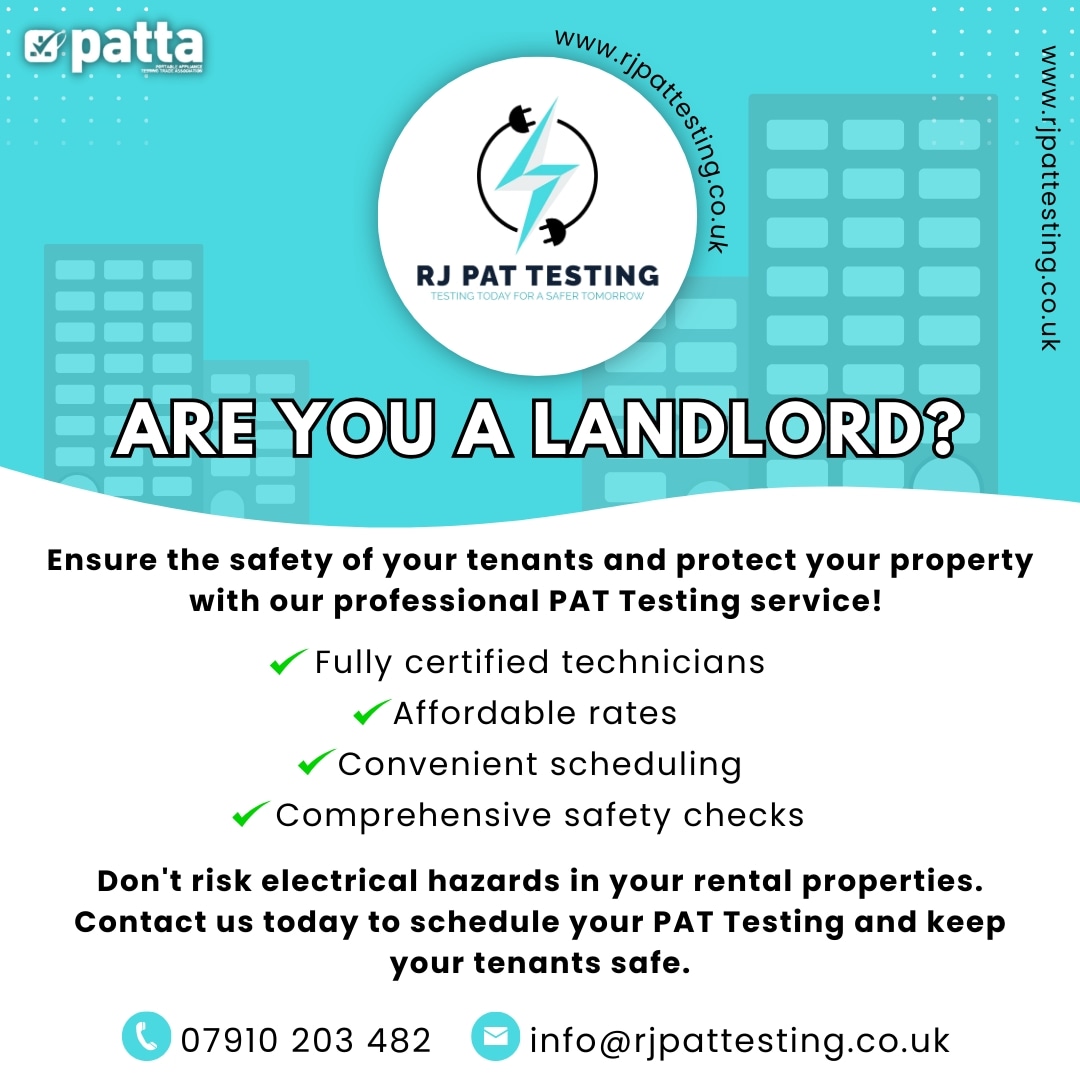 Landlords 🚨

#PATtesting #landlords #landlord #Property #HMO #accommodation #studentaccommodation #rental #Housing #propertymanagement #lease #compliance #studentliving #tenants #tenant #ElectricalTesting #safety #fireSafety #airbnb