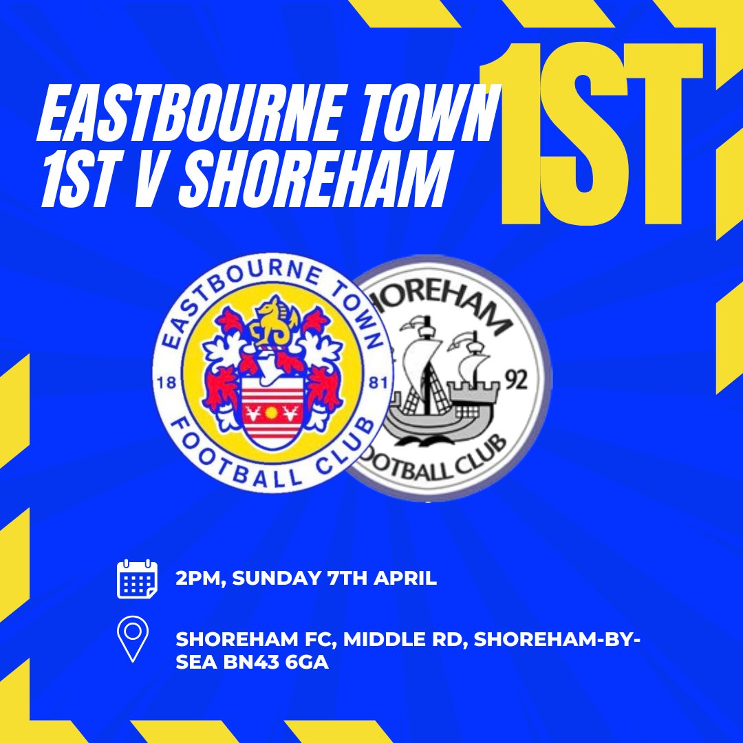 The 1st team travel to sunny Shoreham this afternoon for their final league game of the season.