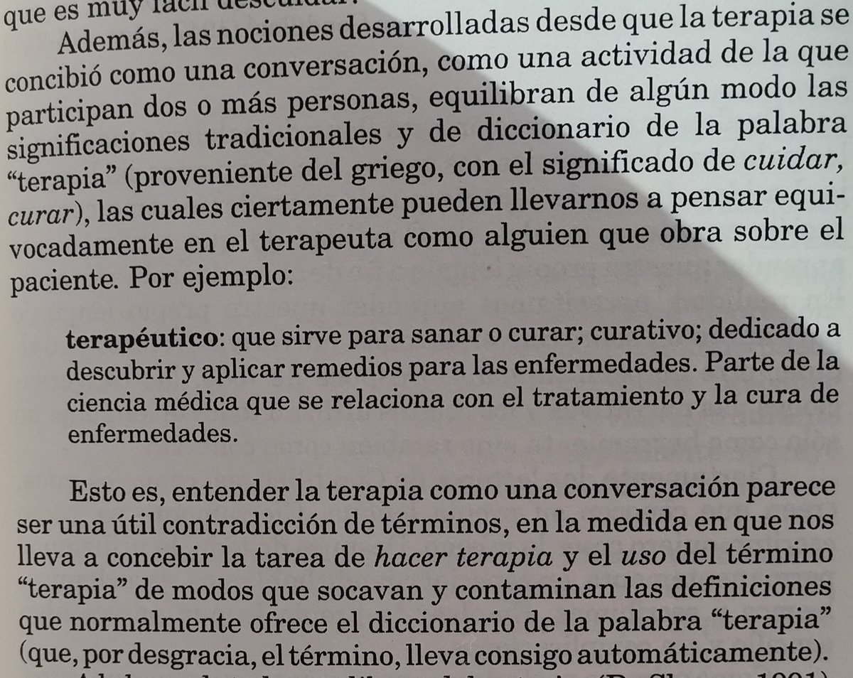 AnaRuizGarca6's tweet photo. Entender la terapia COMO una conversación nos señala y recuerda los aspectos interactivos de la tarea, algo que es muy fácil de descuidar.

Ademas... https://t.co/cdLiLfKYrI