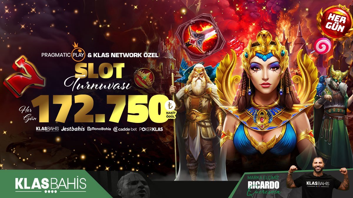 🌐KlasBahis Giriş : cutt.ly/Klasbahis ⚡ KlasBahis I Pragmatic Play & Klas Network Slot Turnuvası 💸 Her Gün Ödül Havuzu Nakit I 172.750 TL ℹ Detaylar Turnuvalar Sayfamızda!