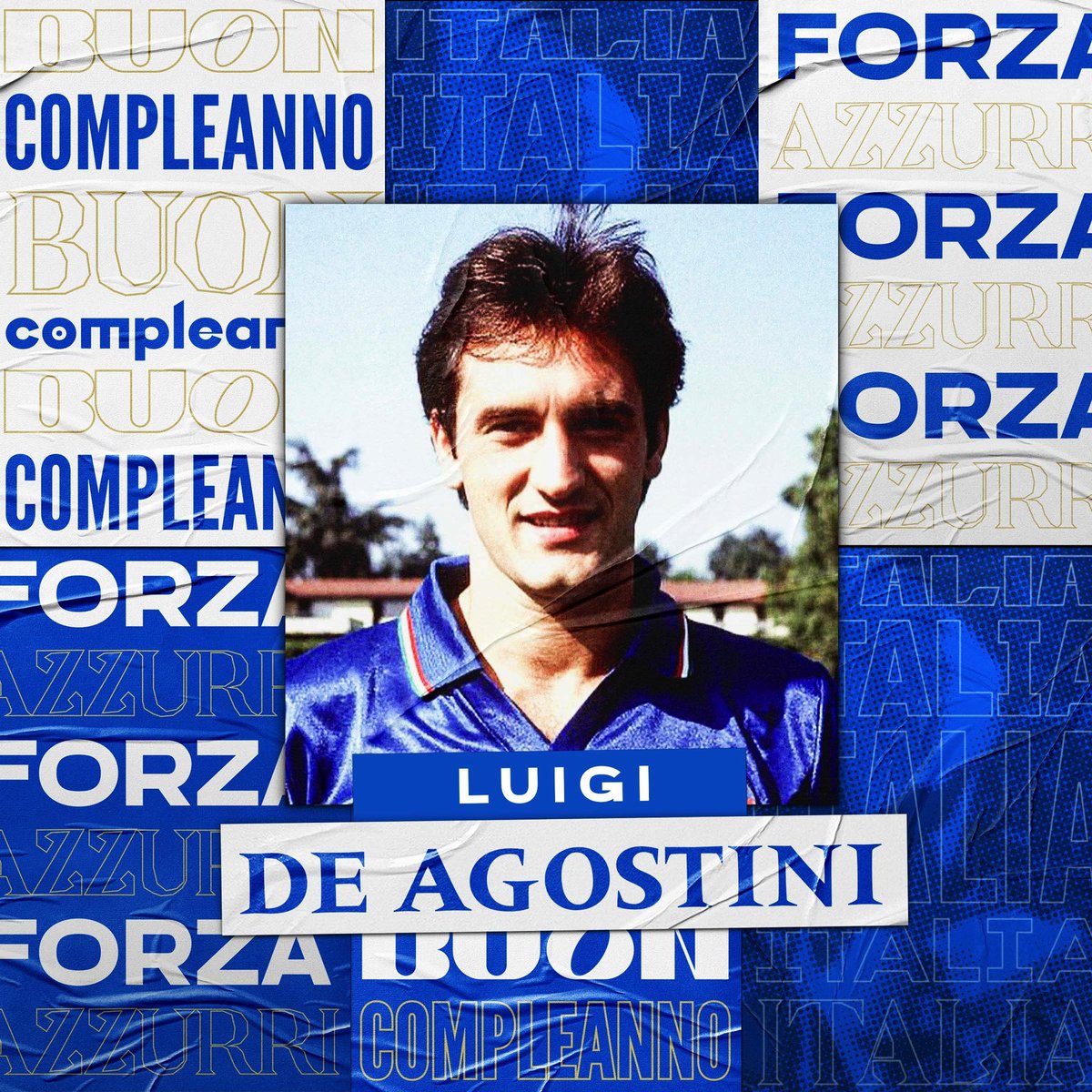 🥳 Buon compleanno a Luigi #DeAgostini 🎂💙 #Nazionale 🇮🇹 #Azzurri #VivoAzzurro