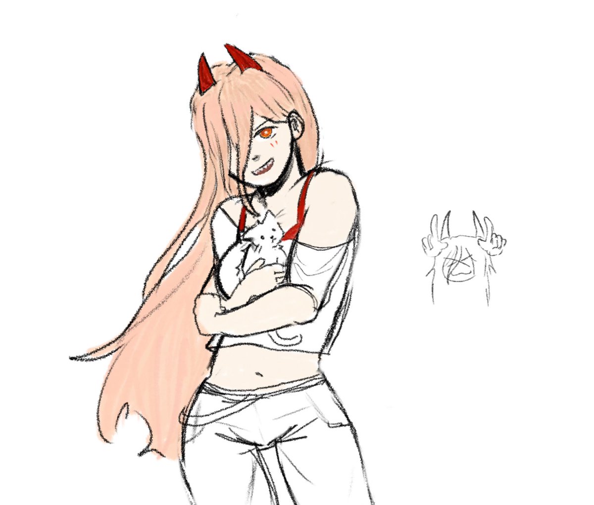 power colored sketch #csmtwt #powercsm