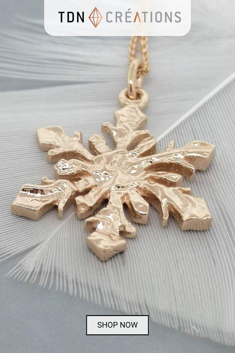 Embrace the magic of winter with our enchanting 14K Gold Snowflake Necklace! ❄️✨
tinyurl.com/a9eenj4a

#TDNCreations #necklace #SnowflakeNecklace #snowflake #jewelry 14kgold #Winterjewellry #JewelryGoals #Goldjewelry #Elegance #Style #supportlocalbusiness #madeincanada