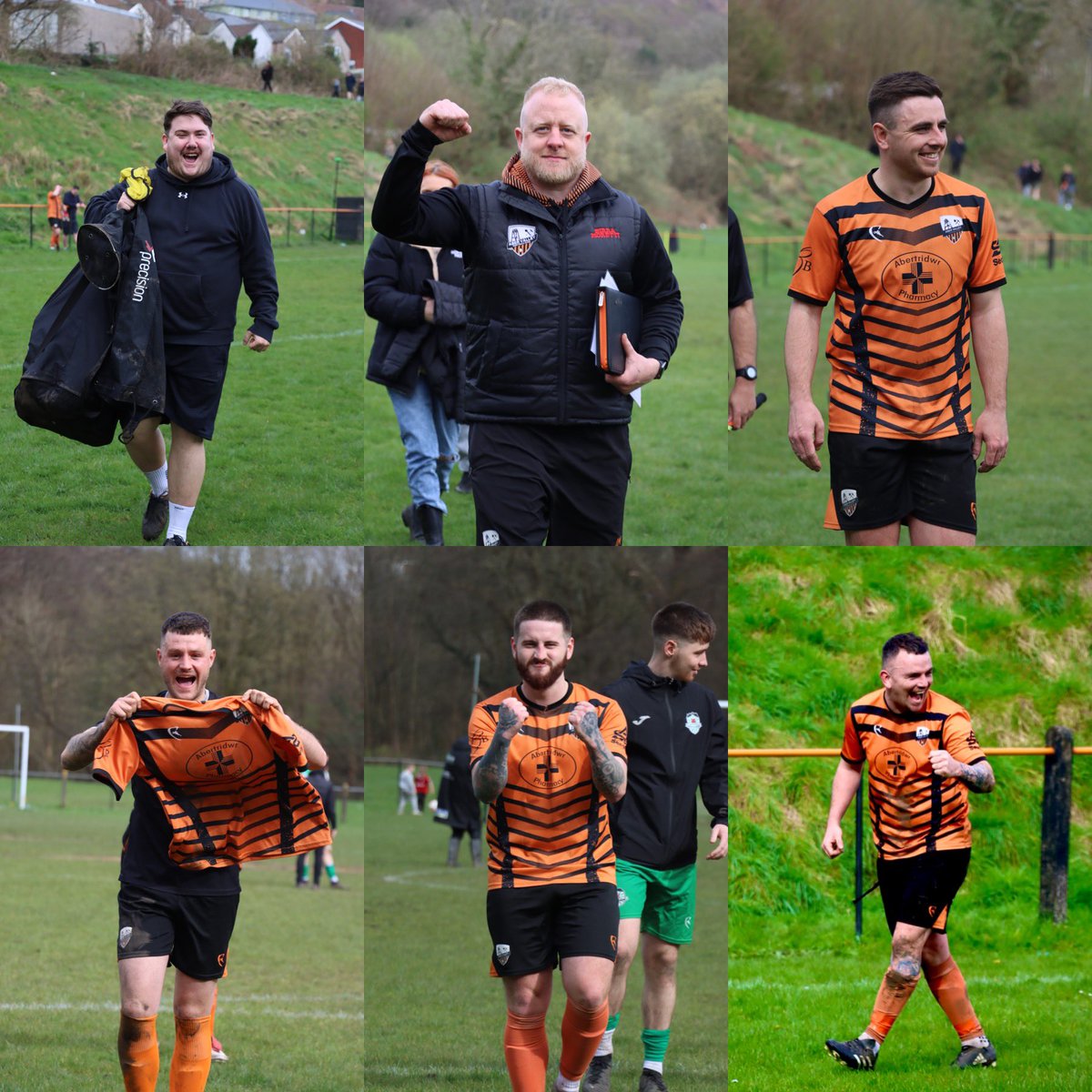 Some games mean nothing … but yesterday that meant everything 🧡🖤⚽️ <a href="/aber_valley_fc/">Aber Valley F.C.</a> #COTA #justapubteam