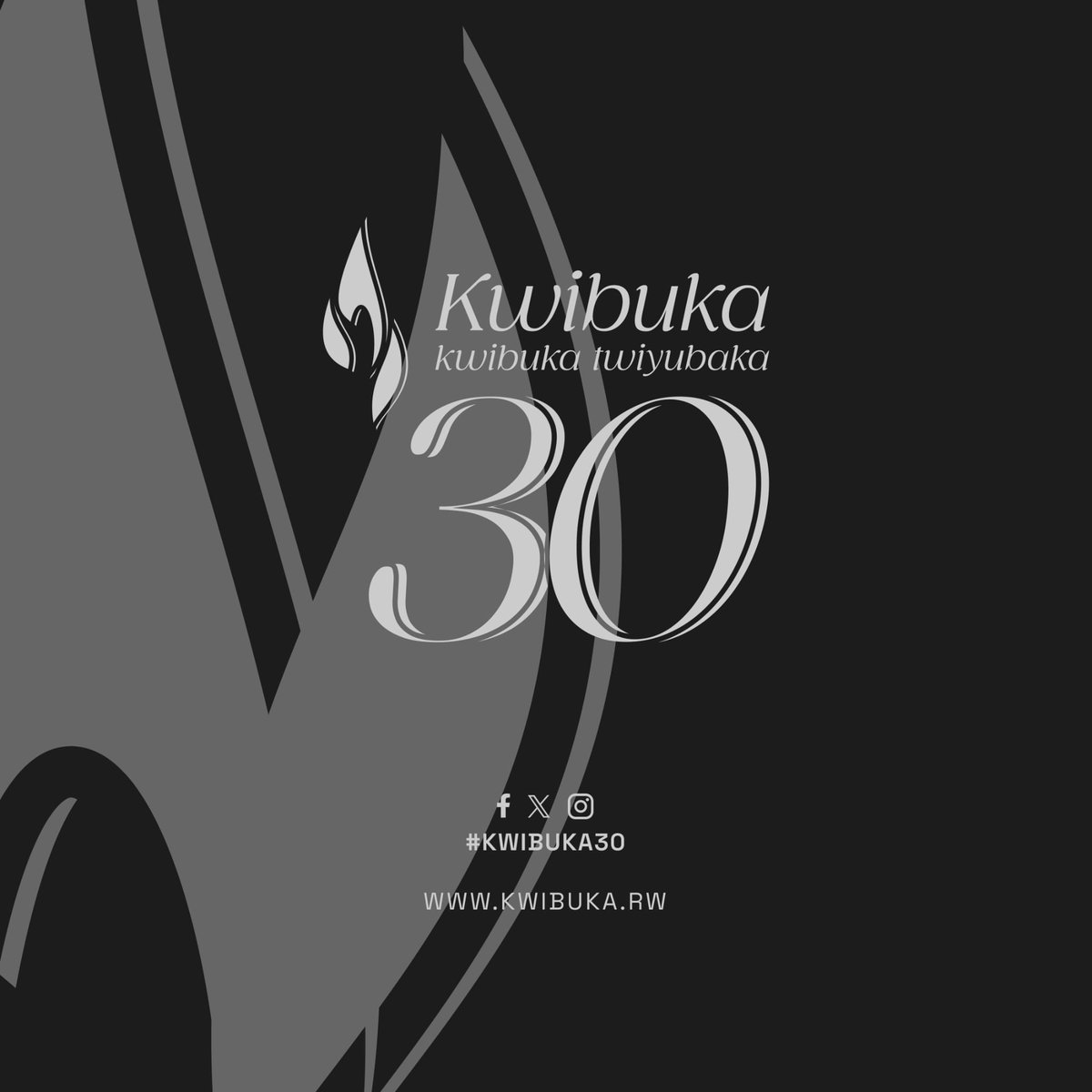 Dziś Rwanda i reszta świata obchodzą 30. rocznicę ludobójstwa Tutsi z 1994 roku. Dzień ten wyznacza początek Narodowego Tygodnia Pamieci i 100 dni upamiętniających. 'Pamiętajmy, zjednoczmy się, odbudujmy'. #Kwibuka30