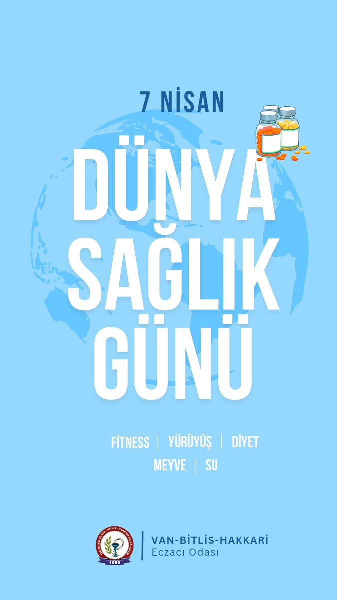 ' Eczacınız en yakın sağlık danışmanınızdır. '

#Dünyasağlıkgünü 
#7nisan