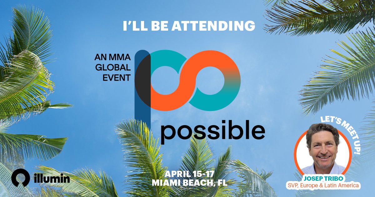 Atención, profesionales de #marcas / #anunciantes. Si vas al evento @PossibleEvent  #Possible2024 en Miami desde @illuminHQ podemos ofreceros free ticket y #travelcredit 🏖

¿Hablamos?