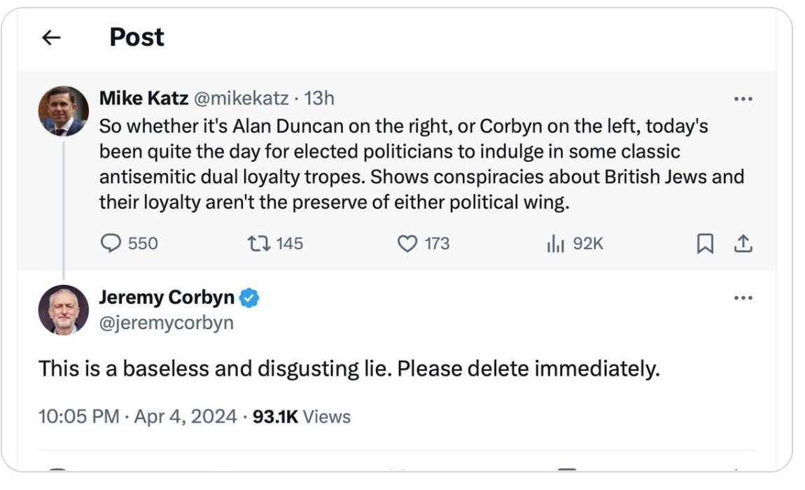 Hi @JewishLabour Your national chair, Mike Katz, has yet to delete this and apologise. Until he does, you and your organsation are exposed as cheap, cynical liars. If you're happy with that, great, but I rather think you shouldn't be. #ItWasAScam