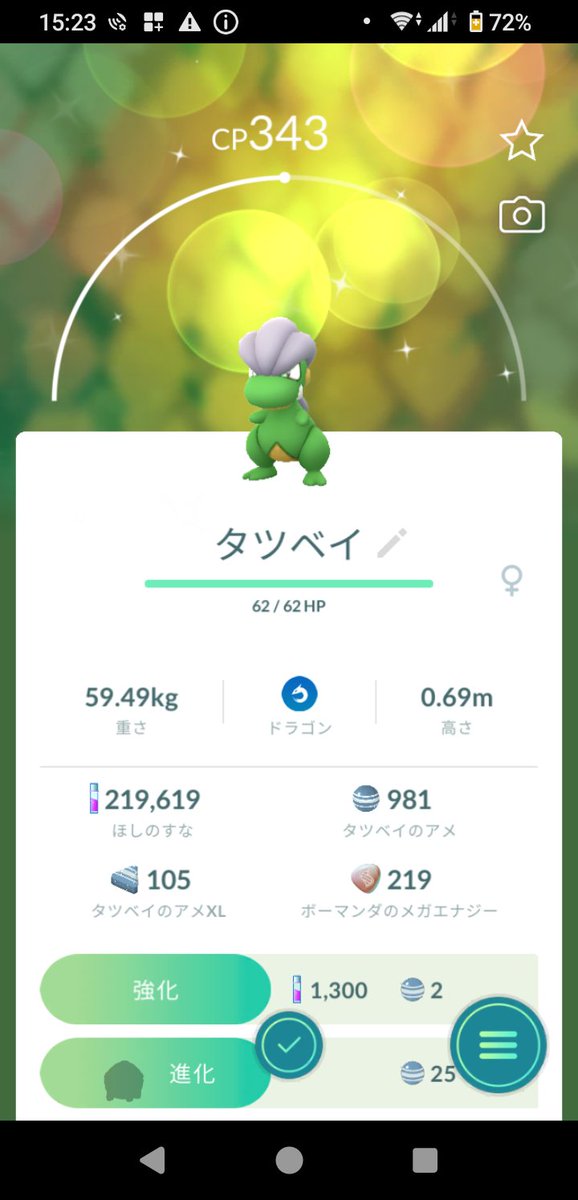 SegalS11's tweet photo. 結局、イロチ一匹しかゲット出来なかった😅
一気に進化させました😁

#ポケモンGO #PokemonGO 
#ポケモンGO好きな人と繋がりたい 
#ポケモンGO色違い #タツベイ #コモルー #ボーマンダ　#色違い https://t.co/xpW23ro8SX