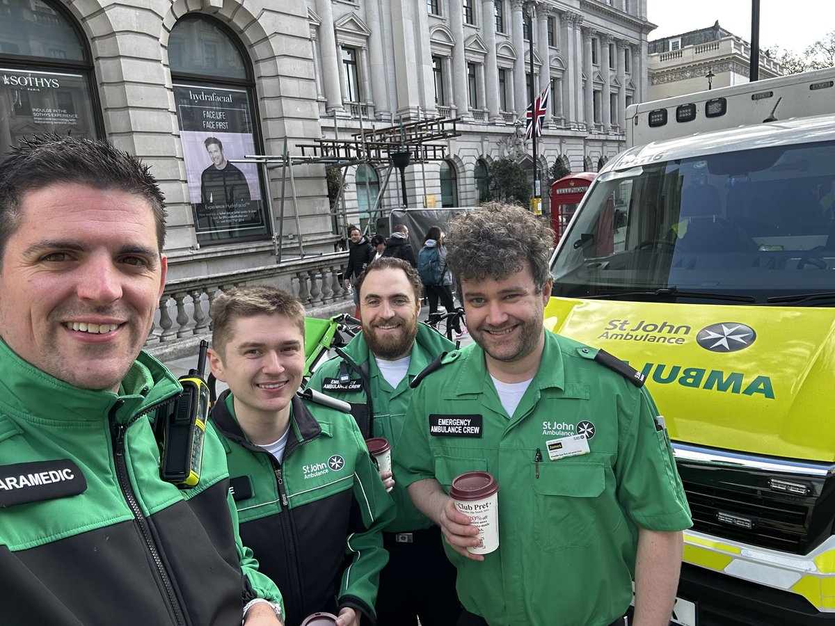 Phil Parrish (@phil_parrish) on Twitter photo Sunday - London Landmarks Half Marathon with <a href="/stjohnambulance/">St John Ambulance England</a> leading the AO team, here’s a small part of the team, alongside <a href="/enhanced_c_s/">Enhanced Care Services Ltd.</a>.
#mysjaday <a href="/LLHalf/">London Landmarks Half Marathon</a> #paramedic <a href="/SJAOperations/">St John Ambulance’s Operations Team</a> Sunday - London Landmarks Half Marathon with <a href="/stjohnambulance/">St John Ambulance England</a> leading the AO team, here’s a small part of the team, alongside <a href="/enhanced_c_s/">Enhanced Care Services Ltd.</a>.
#mysjaday <a href="/LLHalf/">London Landmarks Half Marathon</a> #paramedic <a href="/SJAOperations/">St John Ambulance’s Operations Team</a>