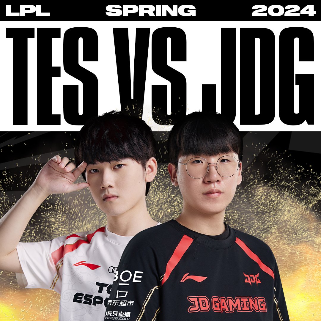Who advances to the #LPL Semifinals? @TOP_Esports_ 🆚 @JDGaming starts NOW!