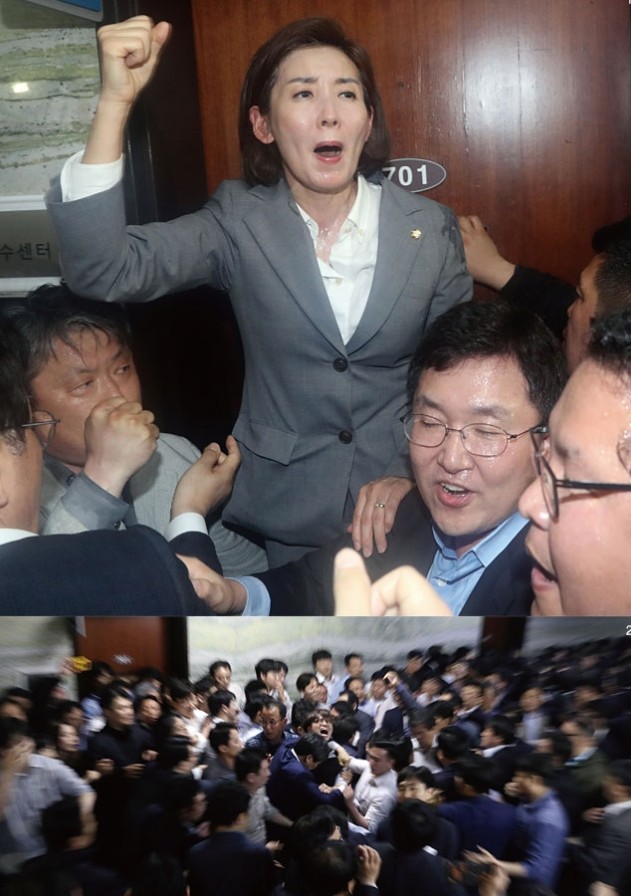 jnjfilm's tweet image. 국회 난장판 만드는건 국힘 너희가 전문 아냐?