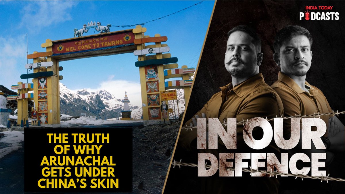 NEW PODCAST EPISODE 🚨 There’s a reason why Arunachal has been getting under China’s skin a lot more lately. Unlike Ladakh, few pay it any attention. We did. Ep. 18 of ‘In Our Defence’, available on all 🎙️ platforms: YT: bit.ly/43LZ8V7 🍎: bit.ly/43U4JJ9