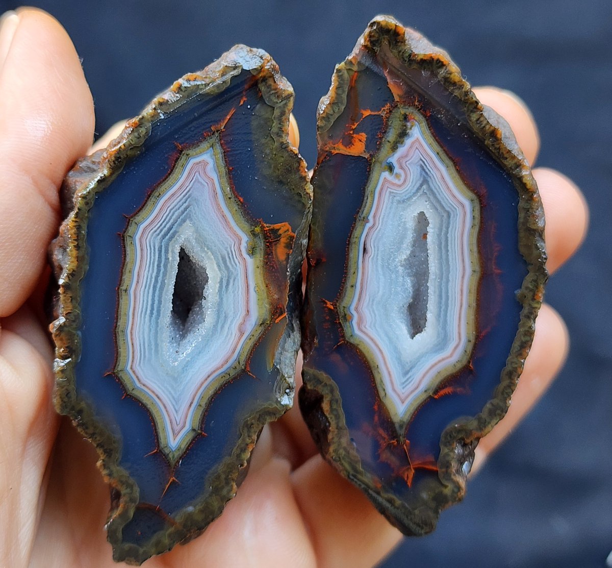 Banded  Druzy Geode
#agate #agata #achate #agatecollector #NFTs #PhotographyIsArt #photographer #nature #naturelovers #natural #Collectibles #crystals #geode #GeologistsDay #geology #geologyrocks #blueagate