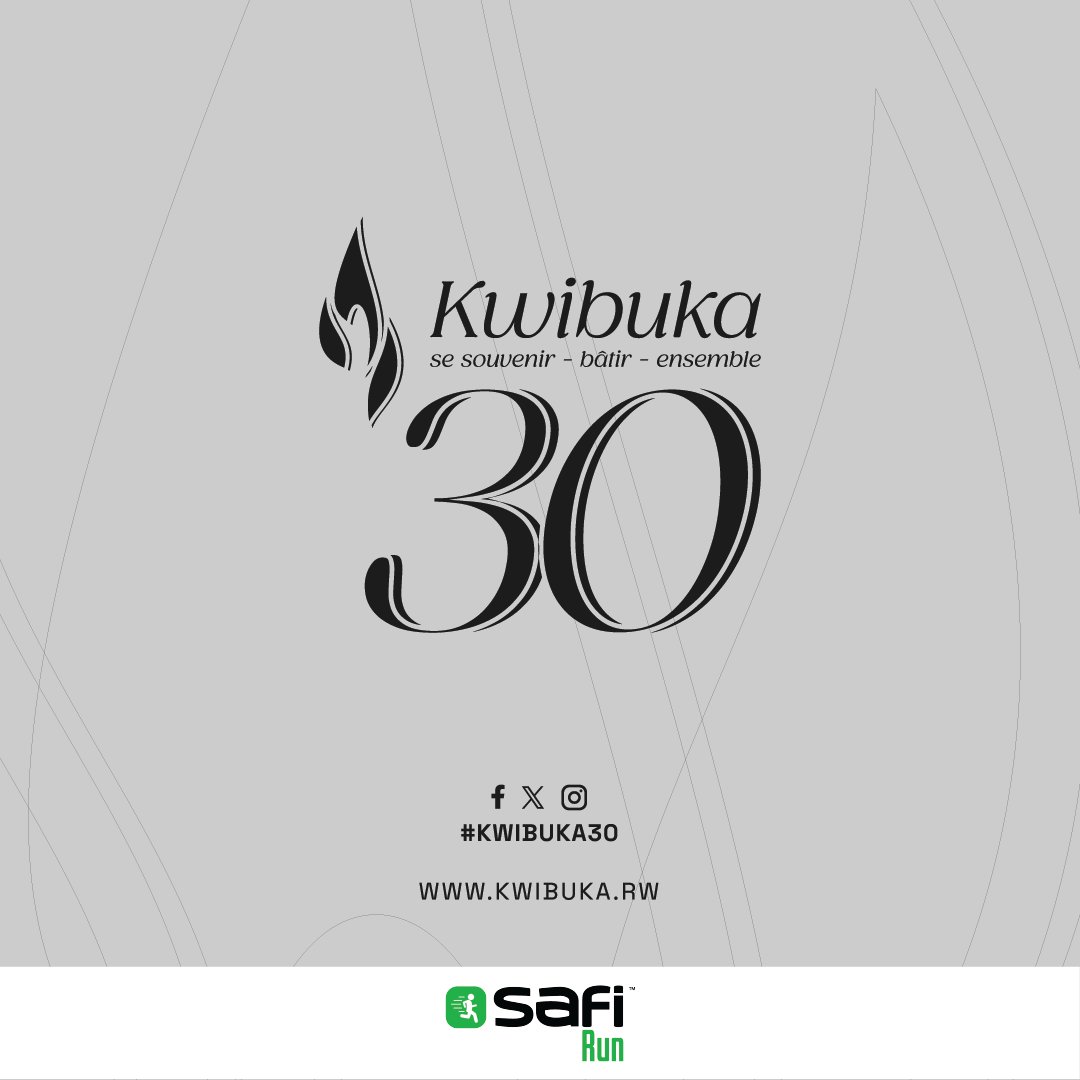 Today, SAFIRUN stands with Rwanda as we commence the 30th commemoration of the 1994 Genocide Against the Tutsi. 
We honor the memories of the innocent lives lost and commit to building upon Rwanda’s transformation journey through peace.
Remember. Unite. Renew.
#Kwibuka30