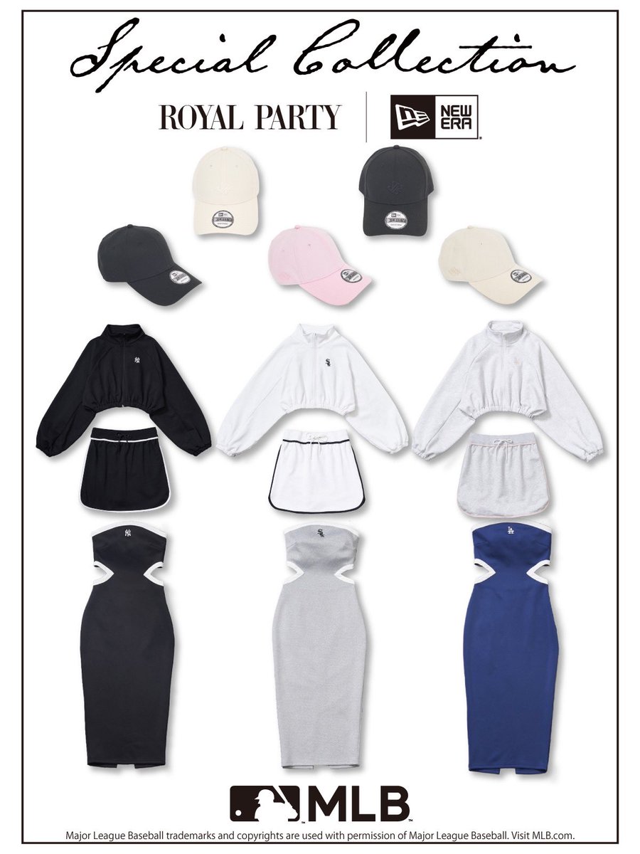 ROYAL PARTY_Official в X: „【MLB SPECIAL COLLECTION】 3球団とのスペシャルコレクションが登場! 更に✨ ニューエラとのコラボキャップも同時リリース!! スポーティースタイルの中にROYAL PARTYならではの女性らしさをMIXした、 ここでしか手に入らない限定アイテム ROYAL PARTY_Official в X: „【MLB SPECIAL COLLECTION】 3球団とのスペシャルコレクションが登場! 更に✨ ニューエラとのコラボキャップも同時リリース!! スポーティースタイルの中にROYAL PARTYならではの女性らしさをMIXした、 ここでしか手に入らない限定アイテム