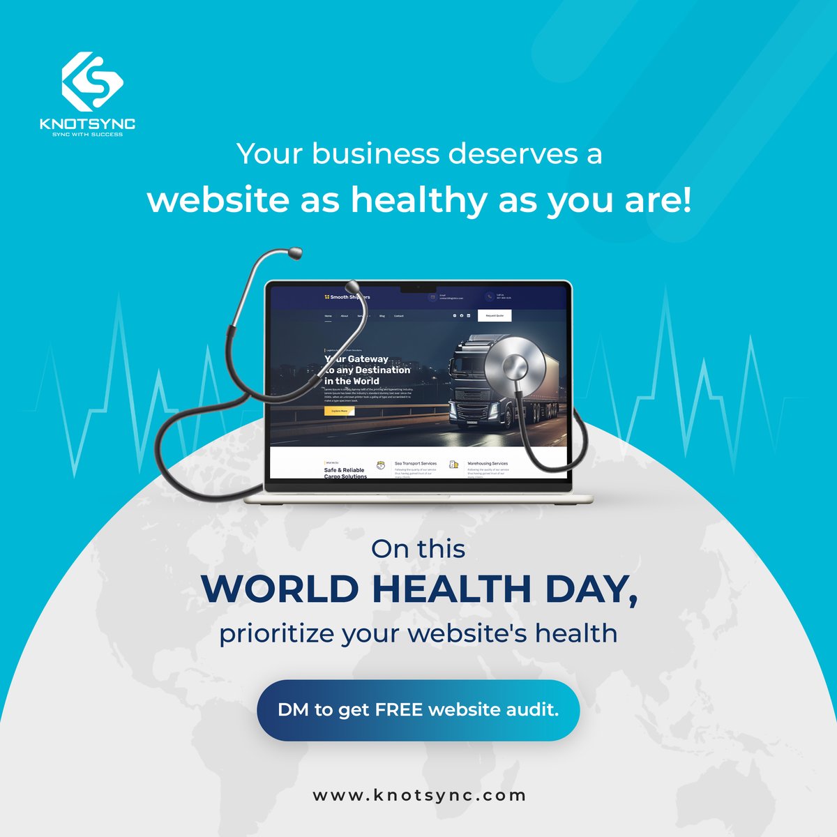 😊Happy World Health Day! 😘

#WorldHealthDay #WebsiteHealth #FreeAudit #health #healthday #healthiswealth #healthylifestyle #knotsync