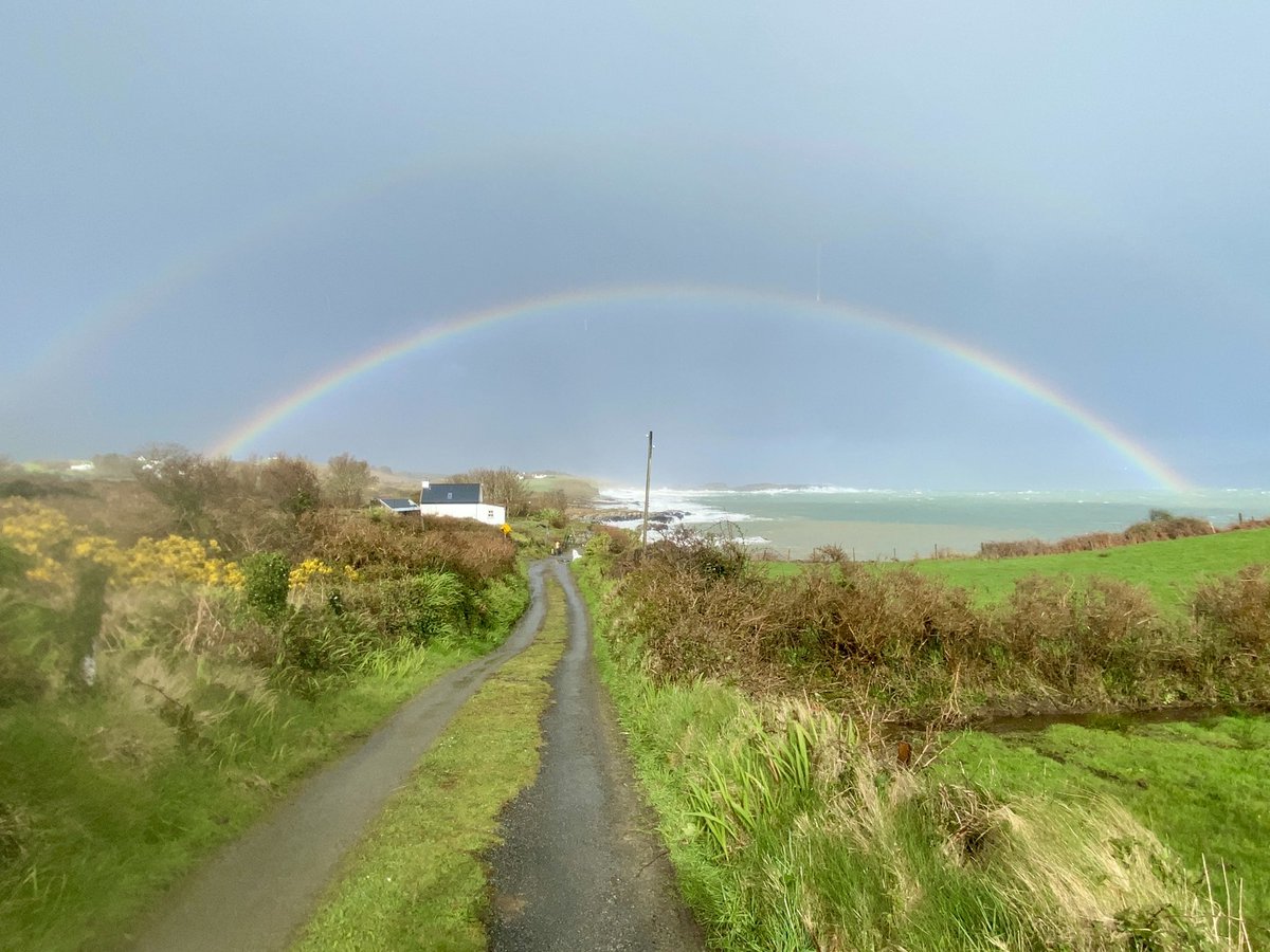 The road to Cloughland Strand #BereIsland