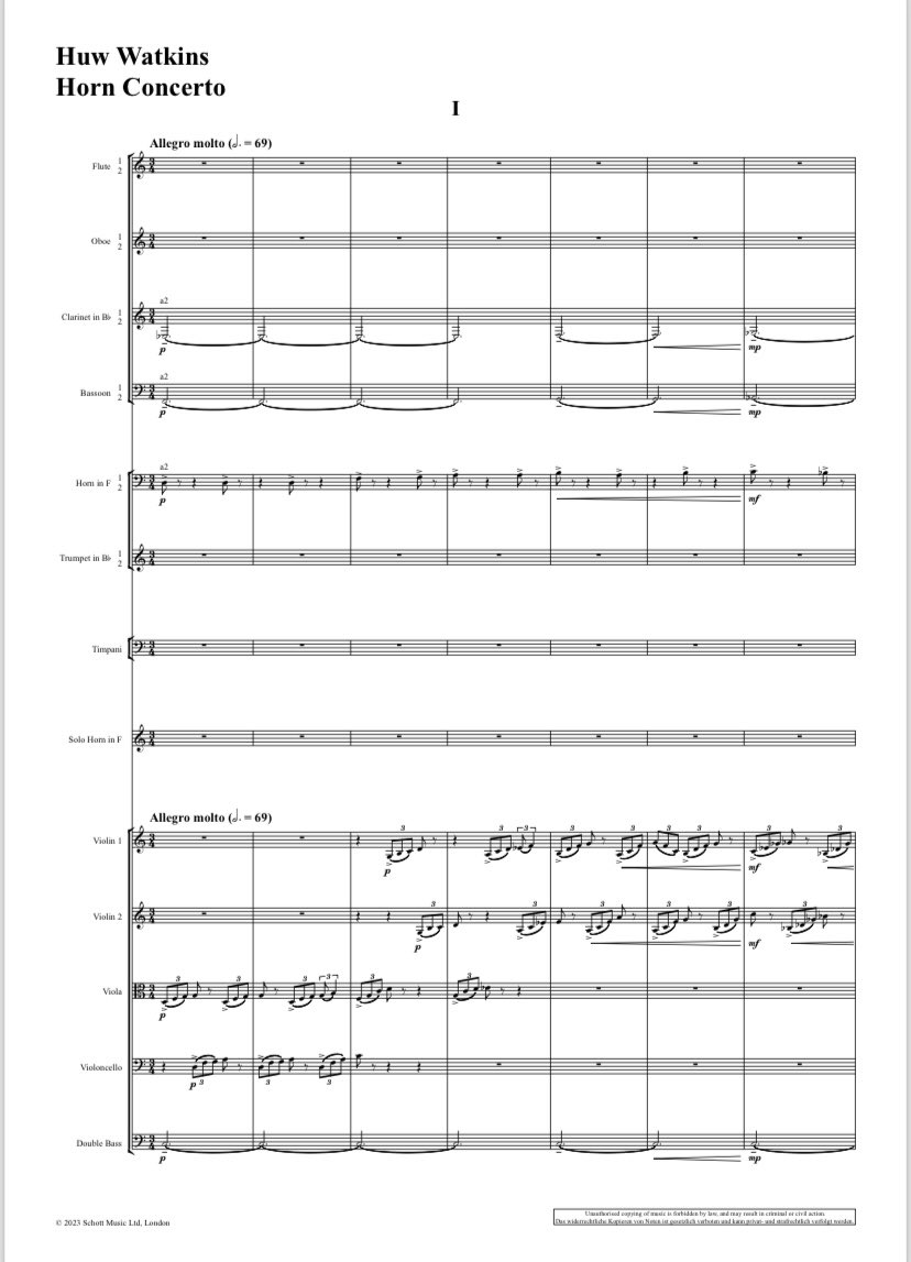 Heading to @SaffronHallSW to hear the wonderful @bengoldscheider give the prem of my horn concerto with @BrittenSinfonia and @michaelpapopera - do join us (at 4pm) or catch it in London @BarbicanCentre on Tuesday.