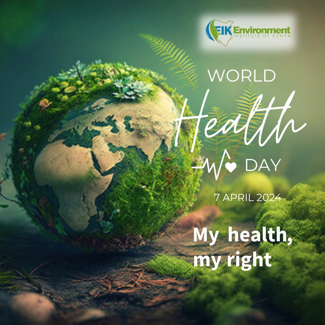 🌱 'Healthy planet, healthy people! 🌍💚 On #WorldHealthDay, let's champion environmental health and sustainability as fundamental rights. #MyHealthMyRight' 🌍💪 #EnvironmentalHealth #Sustainability #MyHealthMyRight #passionforenvironment