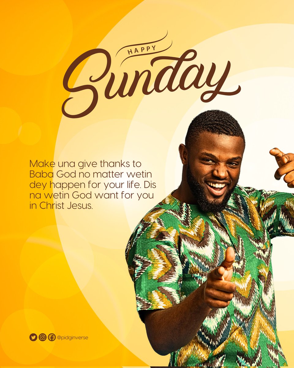 pidgin_verse's tweet photo. 1 Thessalonians 5:18 KJV
[18] In every thing give thanks: for this is the will of God in Christ Jesus concerning you. 

#happysunday #april #Jesus https://t.co/pdvFrkg2tz