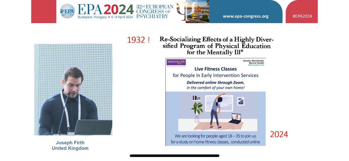 “Lifestyle Interventions in Schizophrenia: Evidence and Novel Methods of Implementation” - Joseph Firth 🇬🇧 2/