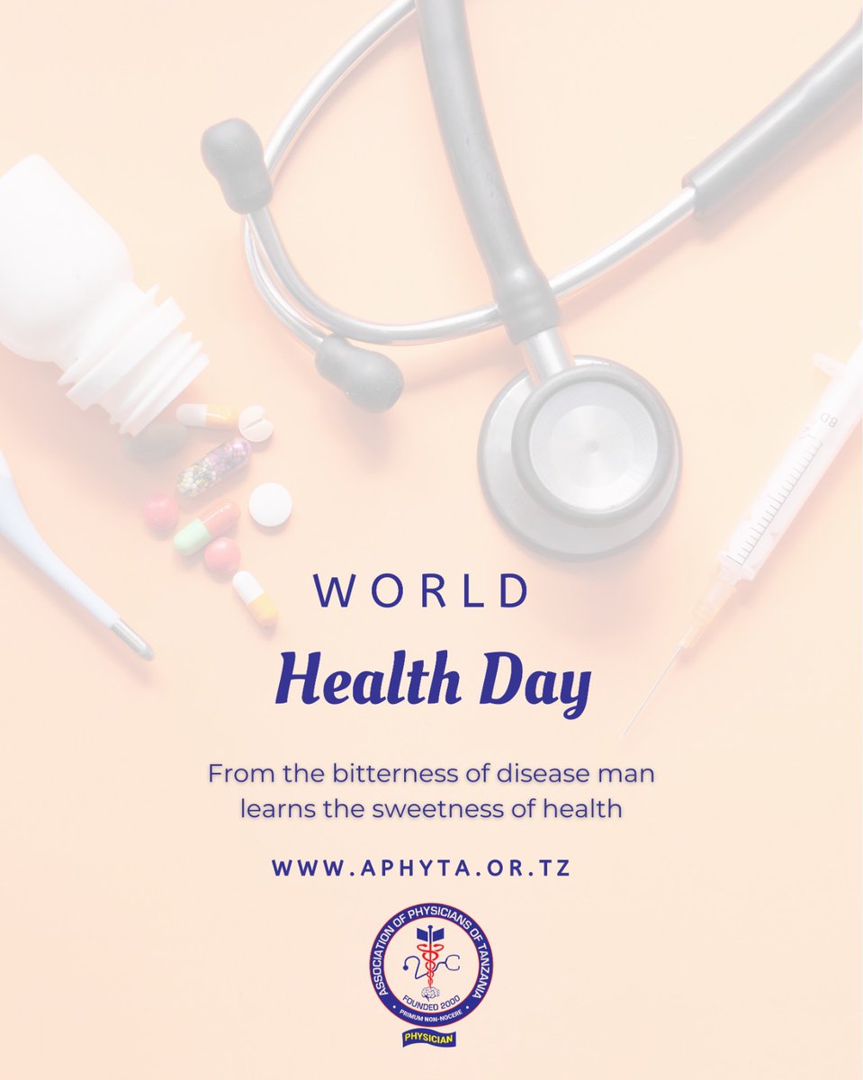 #WorldHealthDay! 🇹🇿
This year's theme, 'My health, my right,' reminds us that healthcare access is essential for everyone in Tanzania. We are committed to advocating for quality healthcare services and empowering individuals with health education.

 #AfyaYetuHakiYetu #WHD2024