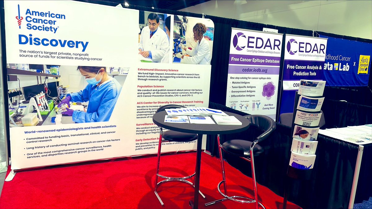 If you’re attending @AACR, come visit us at #Discovery @ACS_Research booth #3751 to learn more about our research & grant opportunities @AmericanCancer @billdahutmd @CMAnnunziata @FarhadIslami @AlpaVPatel @drhursty @daniels_elvan @lwelmore0320 @joannewelena