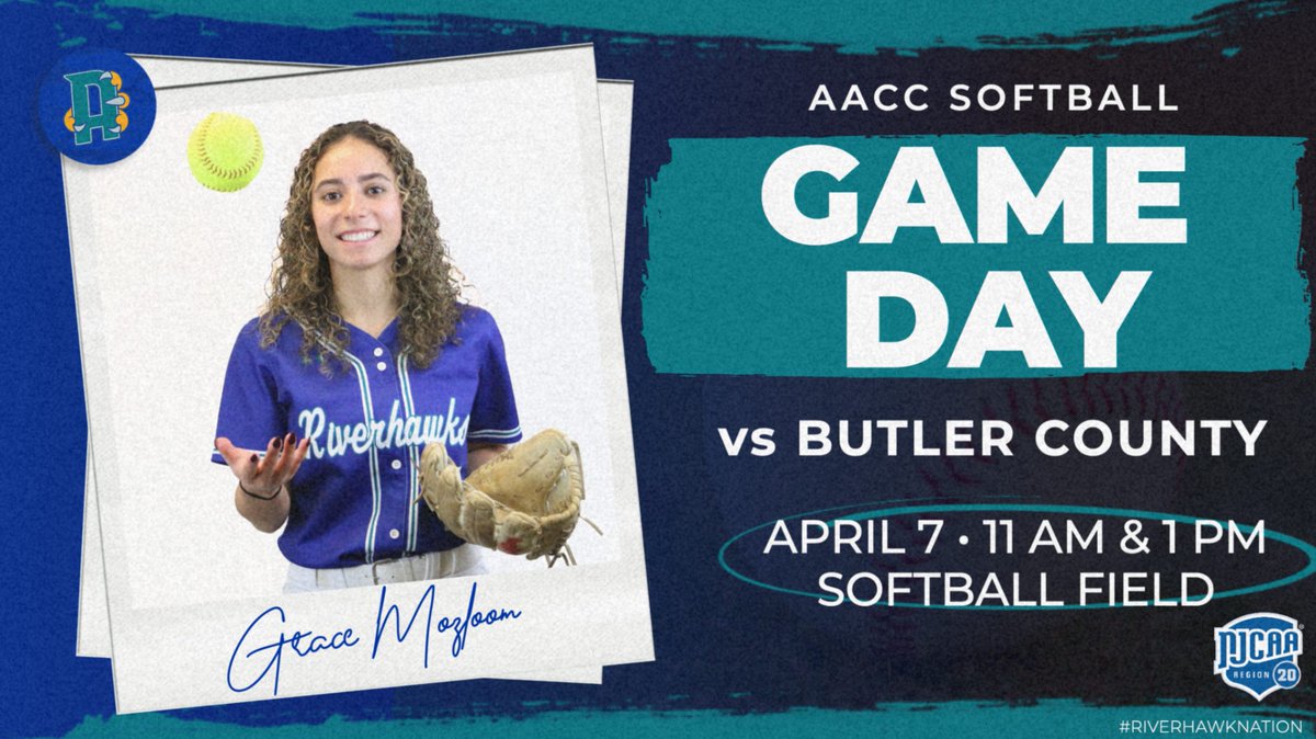 SOFT: IT'S GAME DAY! <a href="/aaccsoftball/">Riverhawks Softball</a> hosts Butler County in an 11 a.m. doubleheader.
Video: youtube.com/@AACCAthletics…
Stats: aaccathletics.com/sports/sball/2…