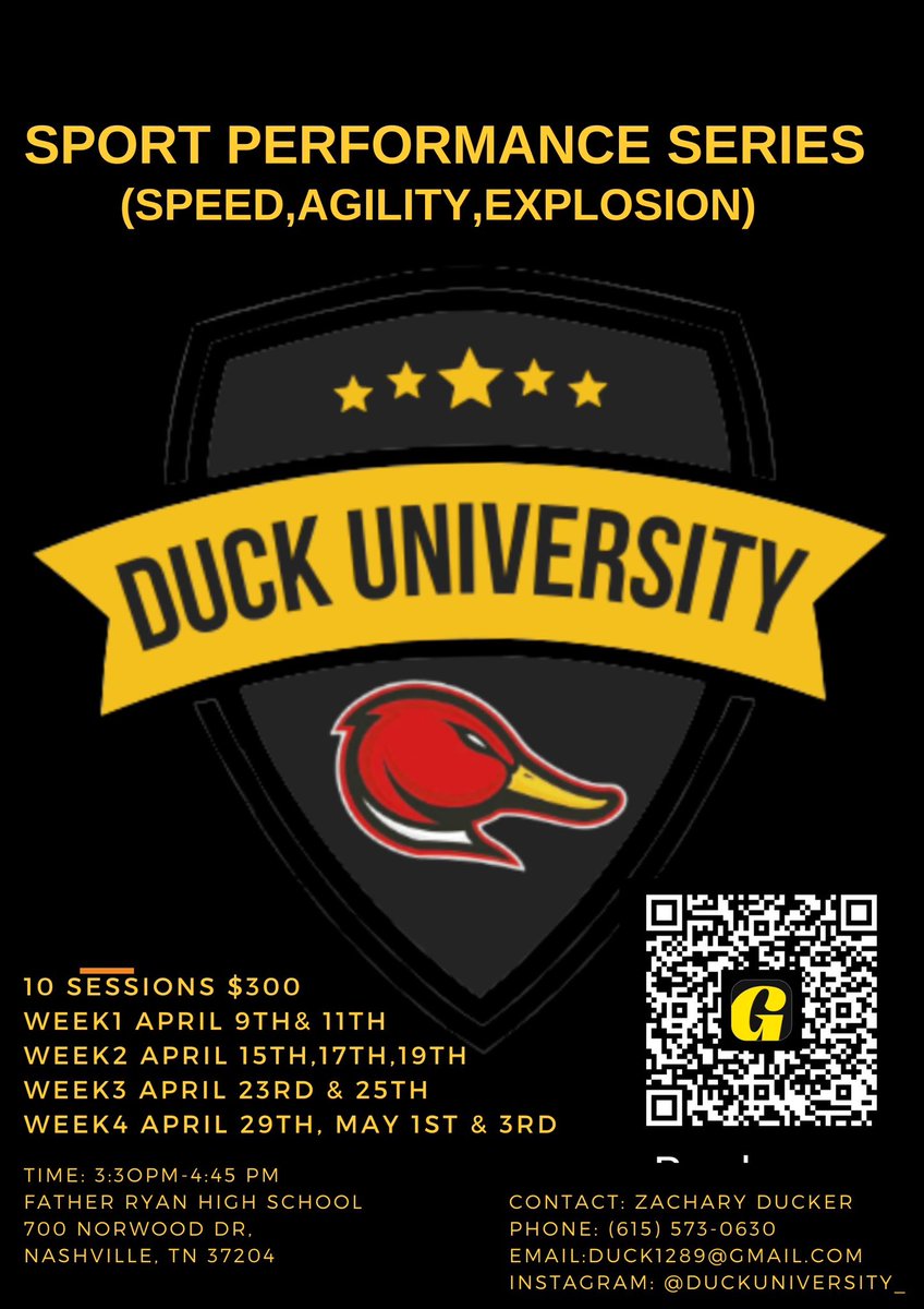 If you’re looking to get better, look no further! Coach Duck will get you right!!