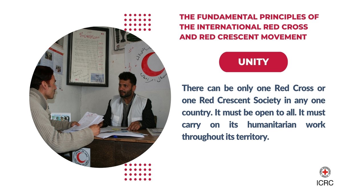 The fundamental principles of the #RedCross and #RedCrescent Movement ensure the humanitarian nature of the Movement’s work and enable it to provide effective, unbiased assistance to people in need.