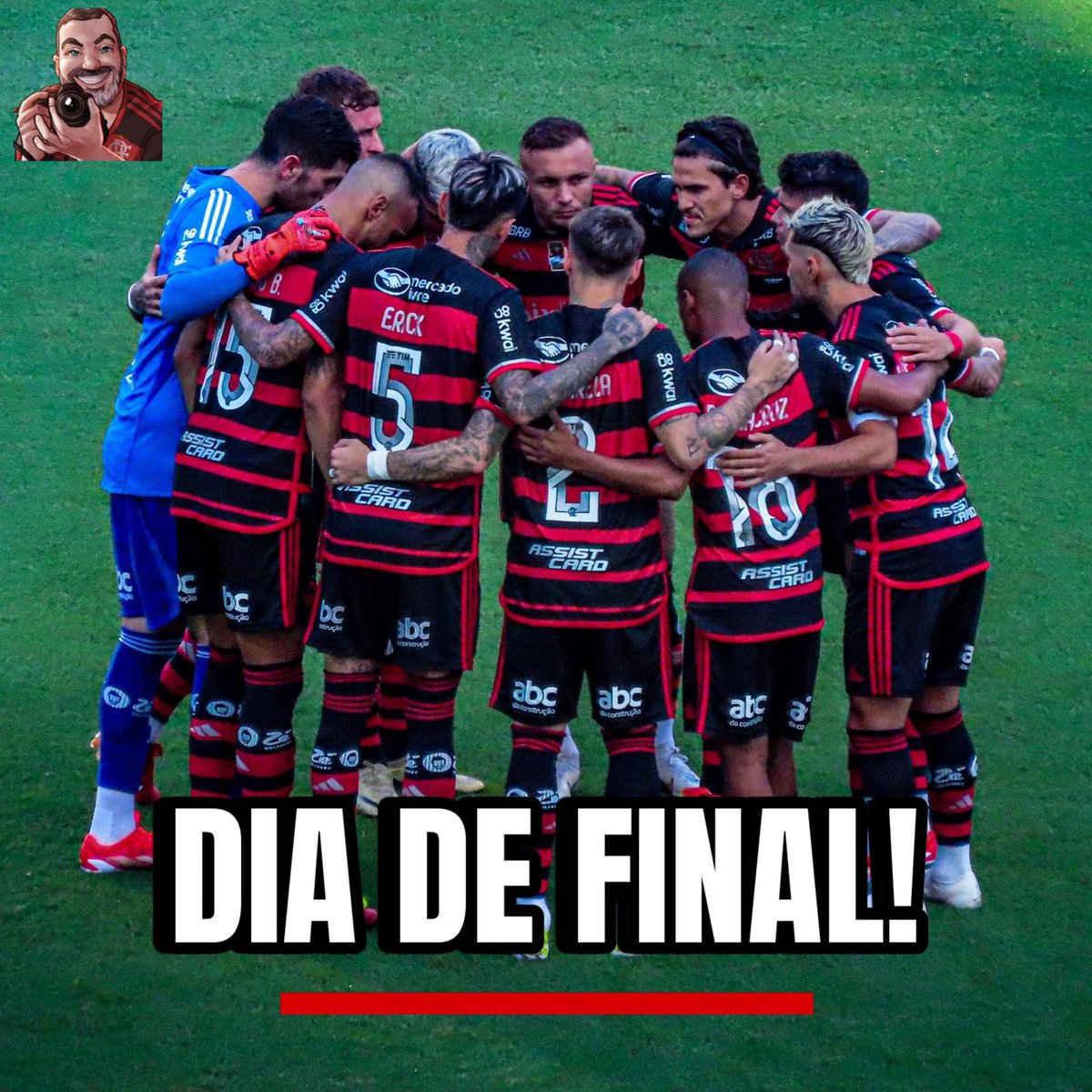 É DIA DE FINAL! VAMOS, FLAMENGO!

Bom dia, torcedor! Confira as informações do confronto entre Flamengo e Nova Iguaçu!

🏆 Jogo de volta da final do Campeonato Carioca 
🏟️ Estádio do Maracanã - Rio de Janeiro 
⏰ 17h
📺 Band, BandSports e canal Goat.

Provável escalação do