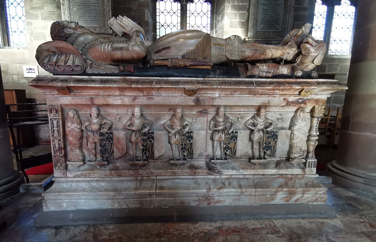St. Michael And All Angels, Penkridge. The wonderful tomb of Edward Littleton (d. 1574) and his wife Alice Cockayne.