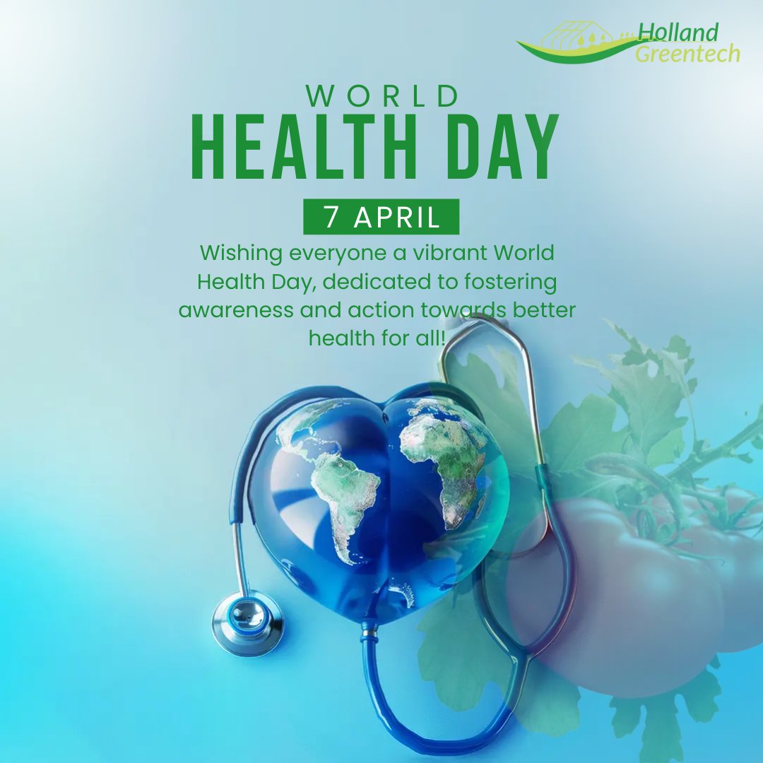 Nurturing the Earth, Cultivating Health: Celebrating Agricultural Practitioners on World Health Day!
#worldhealthday #agric #agriculture #water #life #explorepage #hollandgreentech