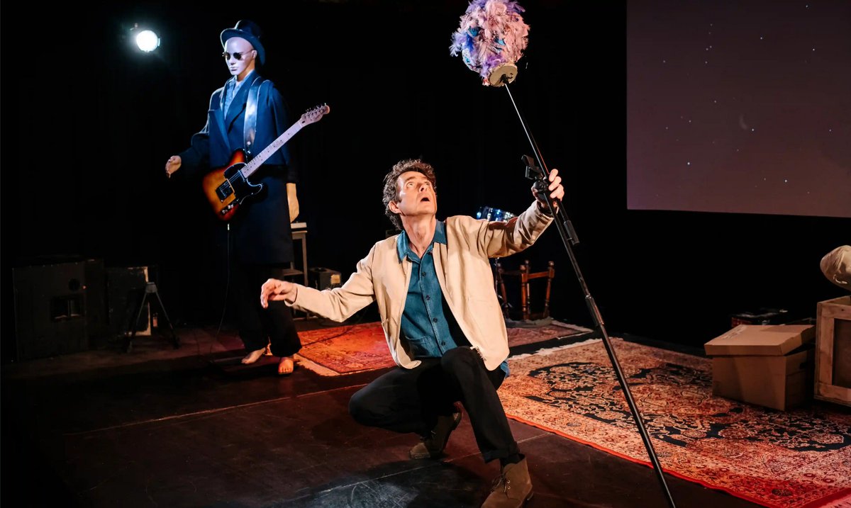 Swept up in the hallucinatory hopes n dreams of Airdrie’s This Is Memorial Device @traversetheatre last night. So great. Congratulations @phigster @GrahamEatough @Neil_Murray57 Beautiful music and sound design by @pastels_the and Gavin Thomson too. 🙏 (📷Mihaela Bodlovic)