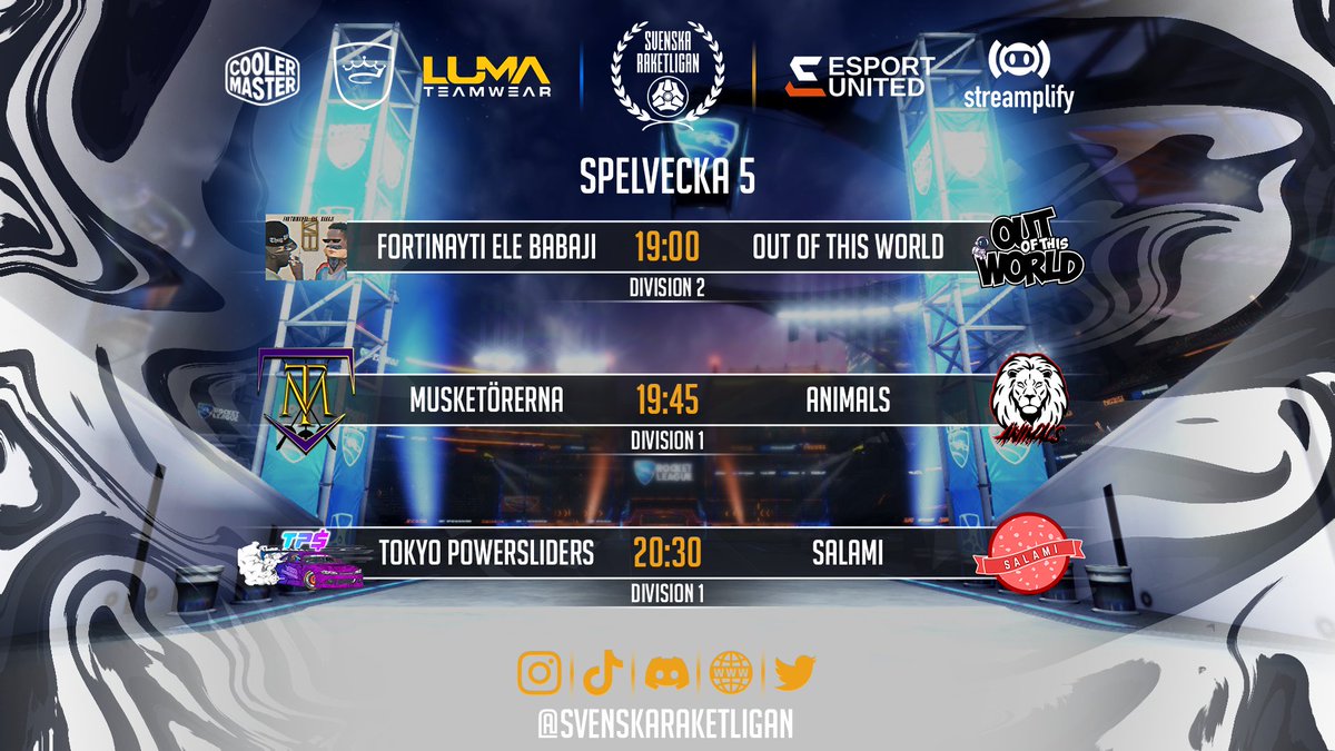 Ikväll avslutar vi den första halvan av vårsäsongen! 

Serier från Division 1 och 2 väntar där poängen hårdnar inför de avslutande spelveckorna. 

Vilka Division 1-lag tar klivet närmare Jönköping?

🕖:19:00
🎙️: <a href="/IIRawPotatoII1/">Poe</a> &amp; <a href="/Vyn0EU/">Vyn0</a>