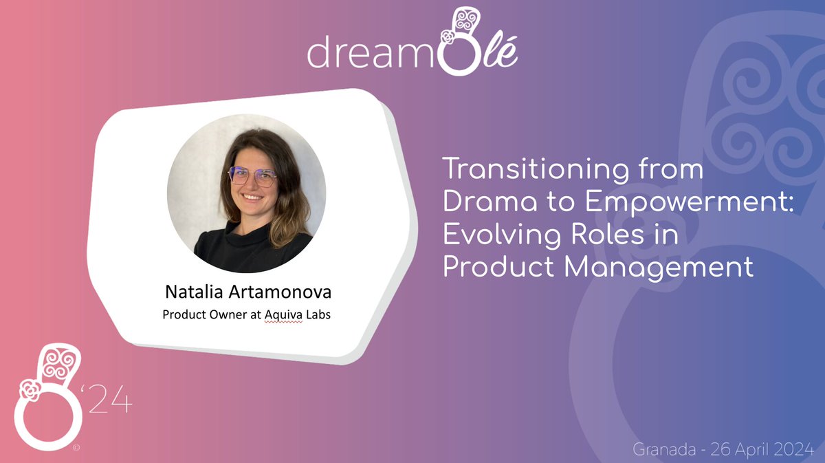 🔥 Today we will have more speaker presentations... 🔥 Don't miss the #dreamOlé24 session from Natalia Artamonova, you will be able to see her on April 26th #GRANADA. More info: lnkd.in/d_s92RyQ #TrailbalzerCommunity #Spain #SalesforceOhana #SFConsultant
