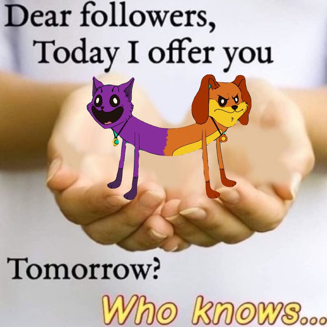 WHY NOT??? I MEAN... 
 #poppyplaytime
#smilingcritters