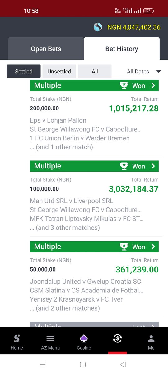 Happy Sunday family, it's a great Sunday Booooooom 🎉🎉🎉

Na me be the king of live match..