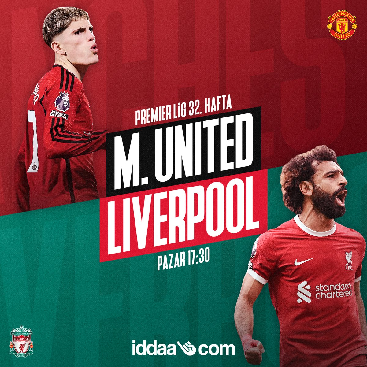 ⚽️İngiltere Premier Lig'de 70 puanla zirve mücadelesini sürdüren Liverpool, Manchester United deplasmanında. 📲Haftanın maçına iddaa.com'da oyna, 👑Kral Oran ile daha yüksek oranları ve daha fazla kazancı kaçırma!