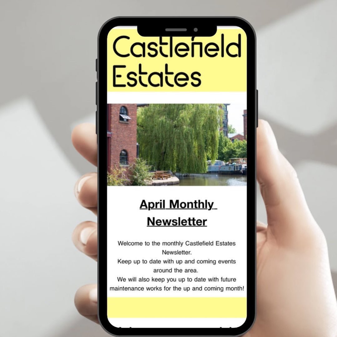 All tenants check your inbox’s for our April newsletter📥 😃 

#castlefield #castlefieldestates #newsletter #workspace #commercial #propertymanagement #landlords #officespace #manchester #MCR