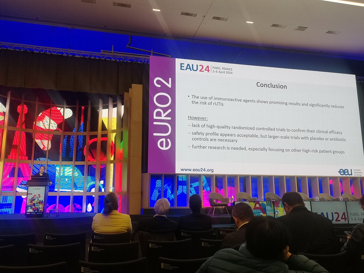 #EAU24 Immunemodulation is one of the tools for preventing recurrent urinary tract infections