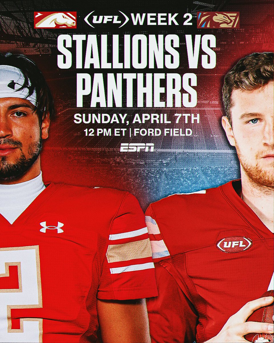 TheUFL's tweet image. We've got more football for your Sunday 😍

Which two teams are coming out with a win? ⬇️