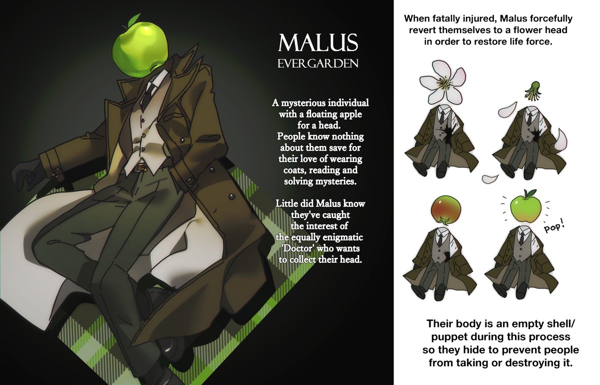 「I just wanted to make an Apple-headed ch」|Cioccolatodorimaのイラスト