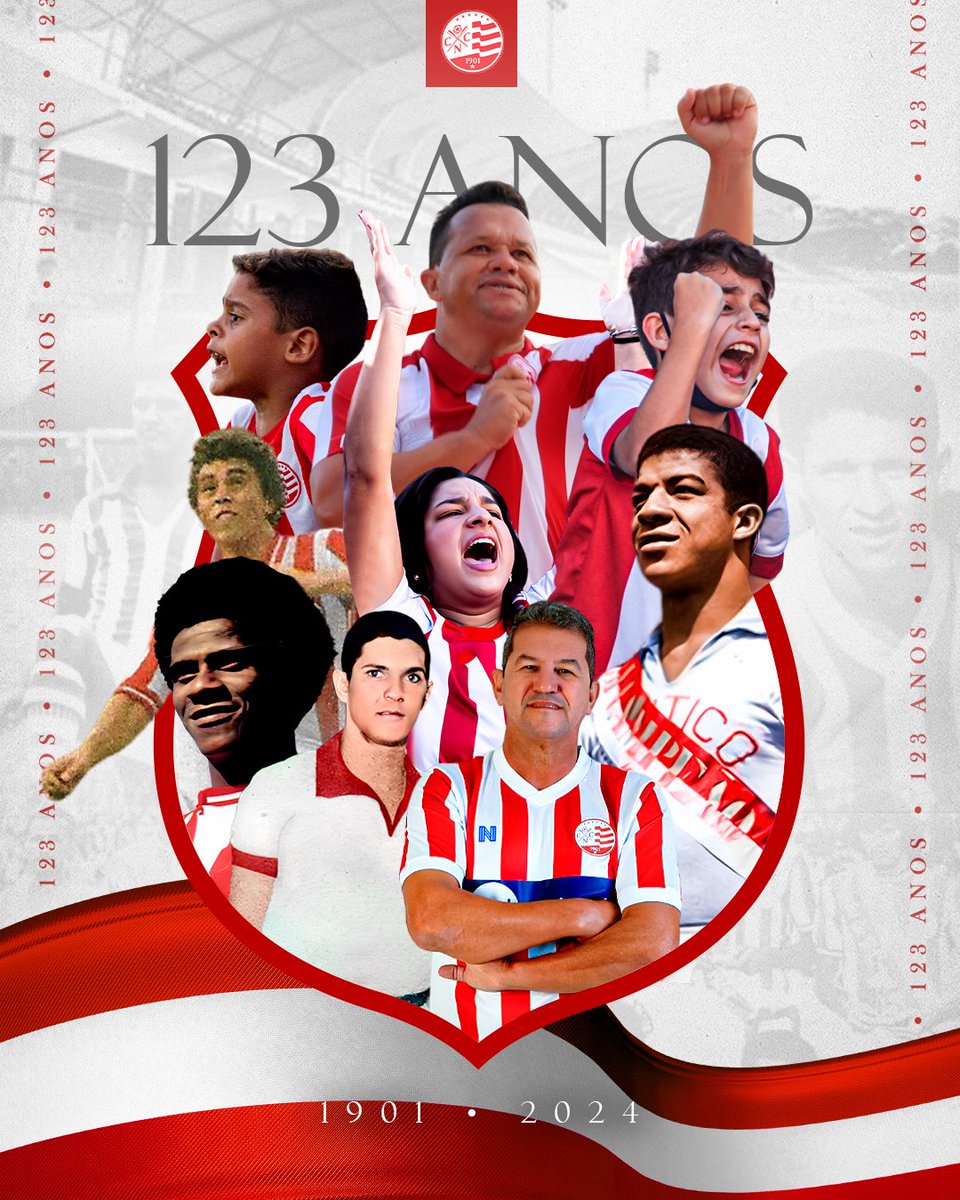 𝙲𝚕𝚞𝚋𝚎 𝙽𝚊́𝚞𝚝𝚒𝚌𝚘 𝙲𝚊𝚙𝚒𝚋𝚊𝚛𝚒𝚋𝚎! ❤️🤍 #Náutico123Anos