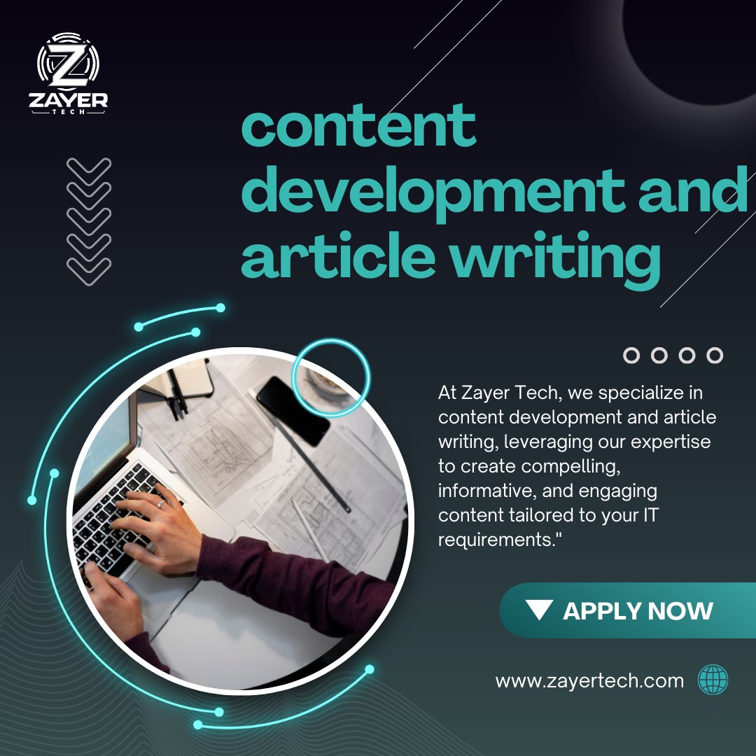 ZayerTech's tweet image. Elevate your online presence with Zayer Tech! 💻 Our team specializes in professional website development, crafting sleek and functional sites tailored to your needs.  #WebsiteDevelopment #ZayerTech #DigitalTransformation #OnlinePresence #TechSolutions&quot;