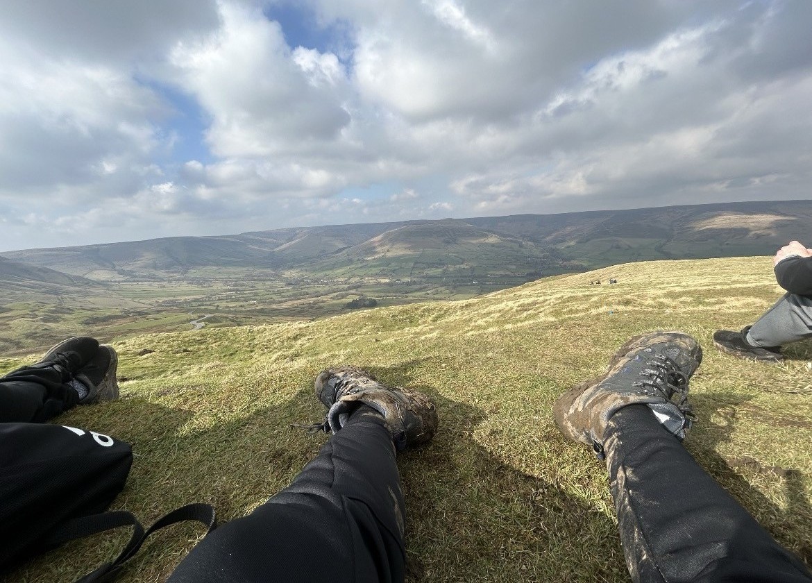 Our joinery student, Jacob Whitehead, has raised £205 by walking Mam Tor, for @YLvsCancer . He did this as a personal project, outside college but the Construction department helped him fundraise in college. Well done Jacob 👏!!!