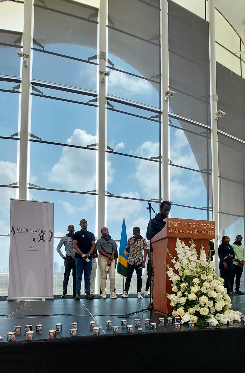 AmbRonAdam's tweet image. I was privileged to take part in the #Kwibuka30 memorial by @RwandaIsrael in Tel Aviv, remembering the one million Tutsi who were murdered during the 1994 #GenocideAgainstTheTutsi in #Rwanda.