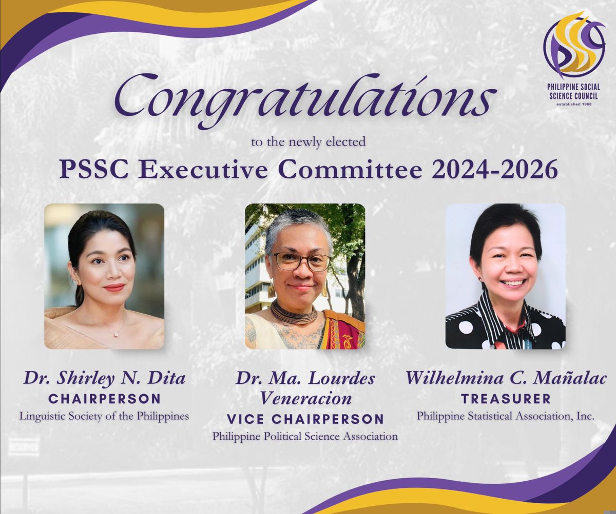 DivineDITA's tweet photo. I’ll be serving as chairperson of
the ExeComm of @pssc_official for 2024-2026! Huge task! https://t.co/uXzpoTQGkx